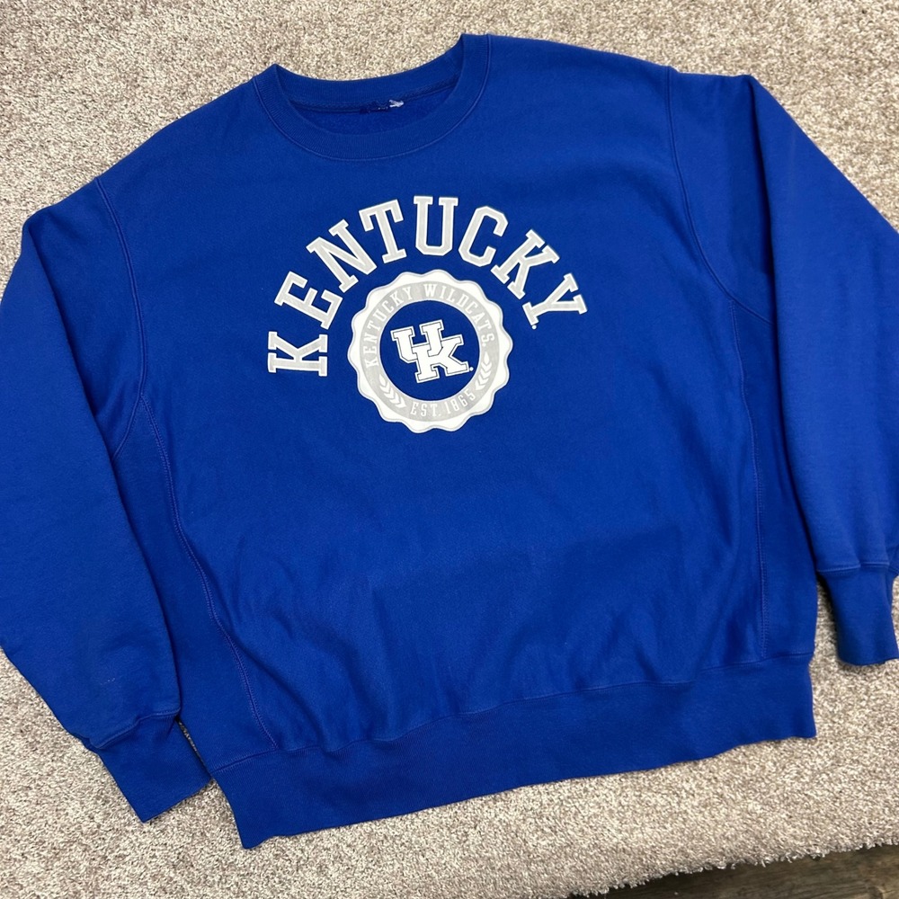 Champion Reverse Weave Kentucky Wildcats UK Crewneck Sweatshirt Men No Size (XXL